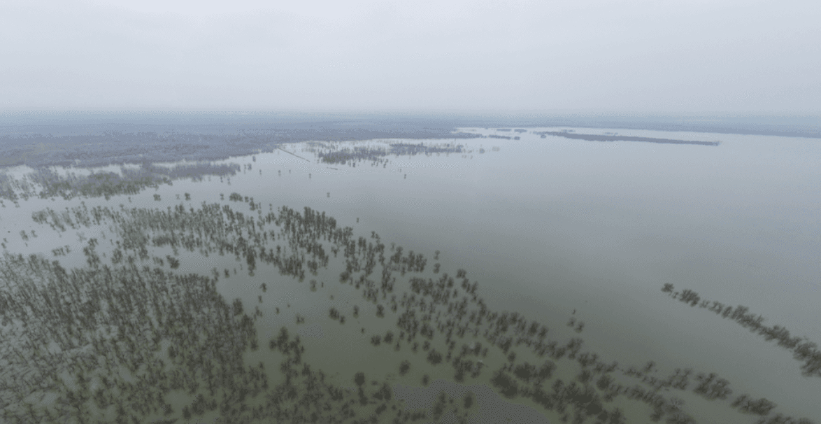 Съемка водохранилищ